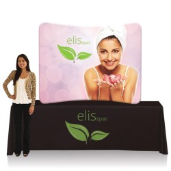 6ft. EZ Tube Trade Show Display – Curve Graphic Package 6ft. EZ Tube Trade Show Display – Curve Graphic Package