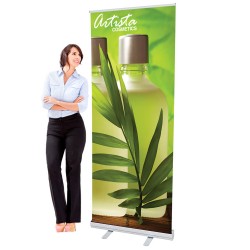 33.5 x 80 Economy Retractable Banner Stand & Graphic Print