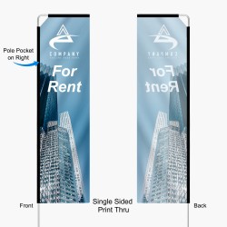 Rectangle Flag - Small 8.5ft, Medium 11.8ft, Large 15ft