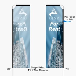 Rectangle Flag - Small 8.5ft, Medium 11.8ft, Large 15ft