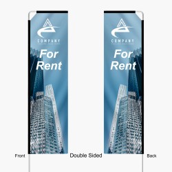 Rectangle Flag - Small 8.5ft, Medium 11.8ft, Large 15ft
