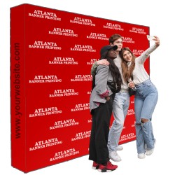 Fabric Pop Up Step and Repeat Banner - Print and Stand